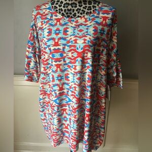 ❤️ 3/$15 LuLaRoe Irma High Low Top Very Soft Fabric New With Tags